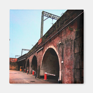 Train bridge magnet
