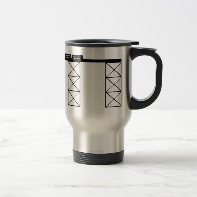 Train Bridge Travel Mug (Right)