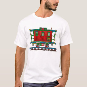Train Caboose Car Railroad Apparel T-Shirt