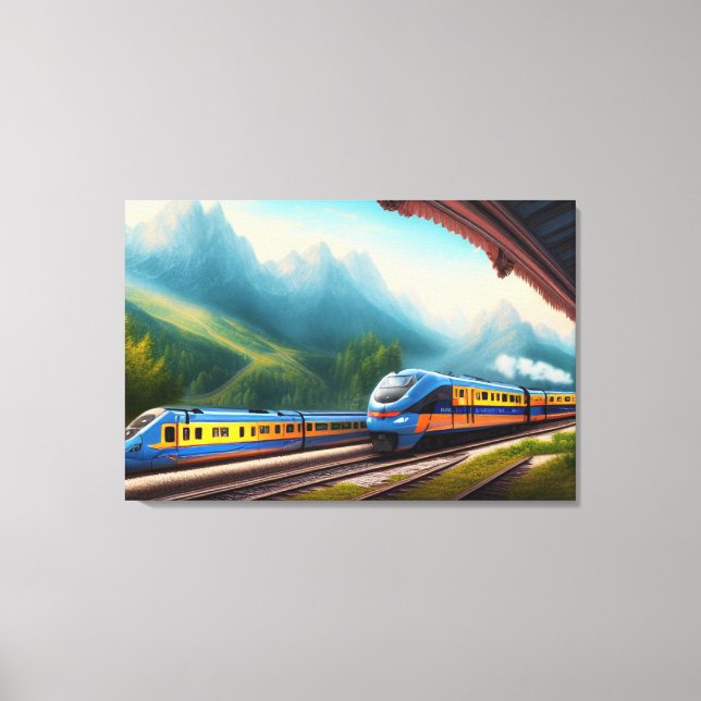 Train Canvas Print (Front)