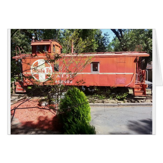 Train Card (Blank inside) (Front Horizontal)