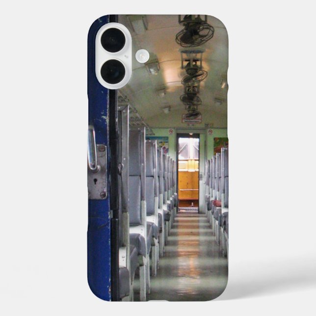 Train Carriage Thailand ... Southeast Asia Travel Case-Mate iPhone Case (Back)