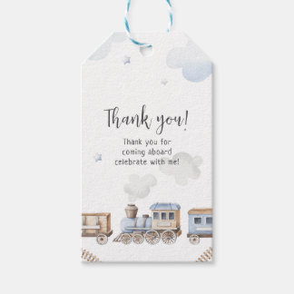 Train chugga chugga two two favour gift tags