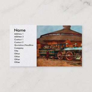 Train - Civil War - General Haupt 1863 Business Card