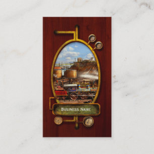 Train - Civil War - The locomotives of City Point Business Card