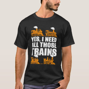 Train Collector Funny Model Train T-Shirt