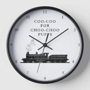 Train Collector Hobbyist  Clock