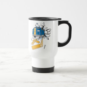 Train Crash Travel Mug