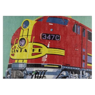 Train Cutting Board