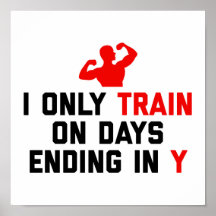 Train Days Ending Y Gym Quote