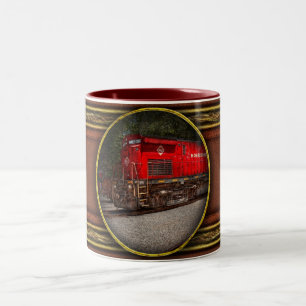 Train - Diesel - Morristown Erie Two-Tone Coffee Mug