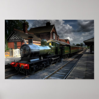 Train Dreams: Nostalgic Railroad Artwork Poster