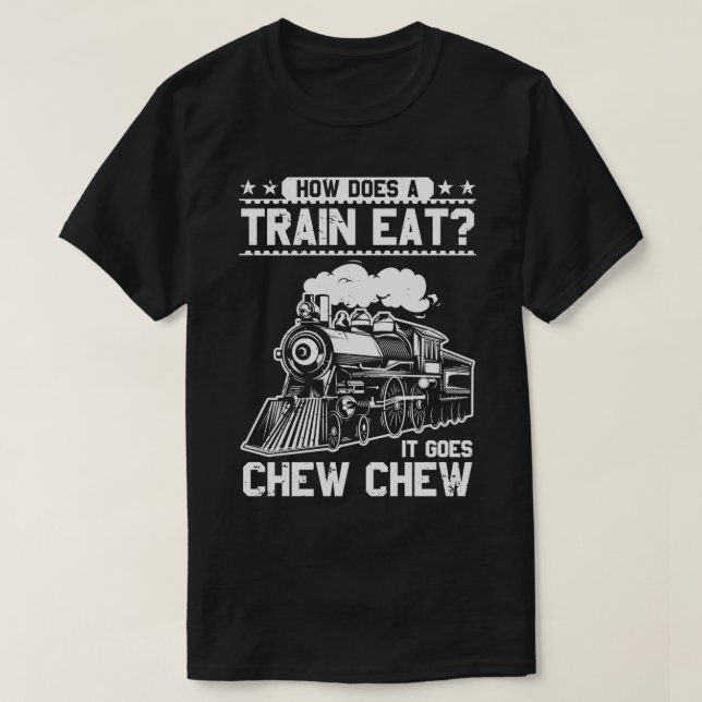 Train Driver Railroad Engineer Locomotive Engineer T-Shirt (Design Front)