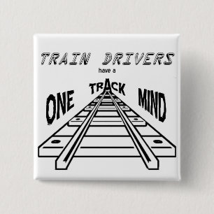 Train Drivers 15 Cm Square Badge
