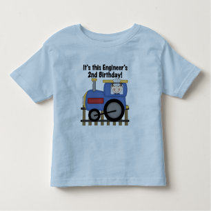 Train Engineer 2nd Birthday Tshirts and Gifts