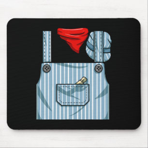 Train Engineer Conductor Costume Halloween Train E Mouse Pad