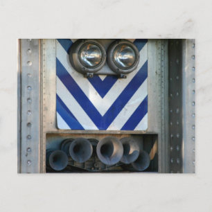 Train Face Postcard