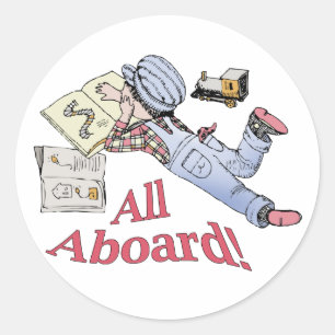 Train Fanatic Classic Round Sticker