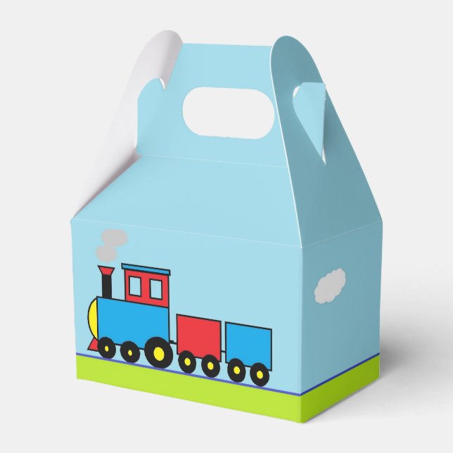 "Train" Gable Favour Box (Front Side)