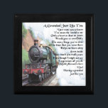 Train - Grandad Poem Gift Box<br><div class="desc">A great gift for a train loving grandad</div>