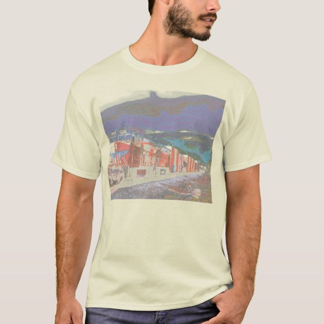 Train Graphic Art Tee (Front)