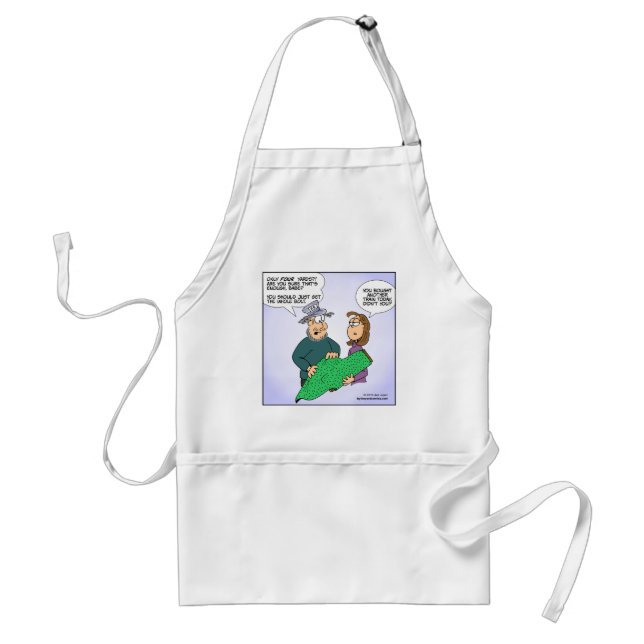 Train Guy and Quilt Girl Apron (Front)