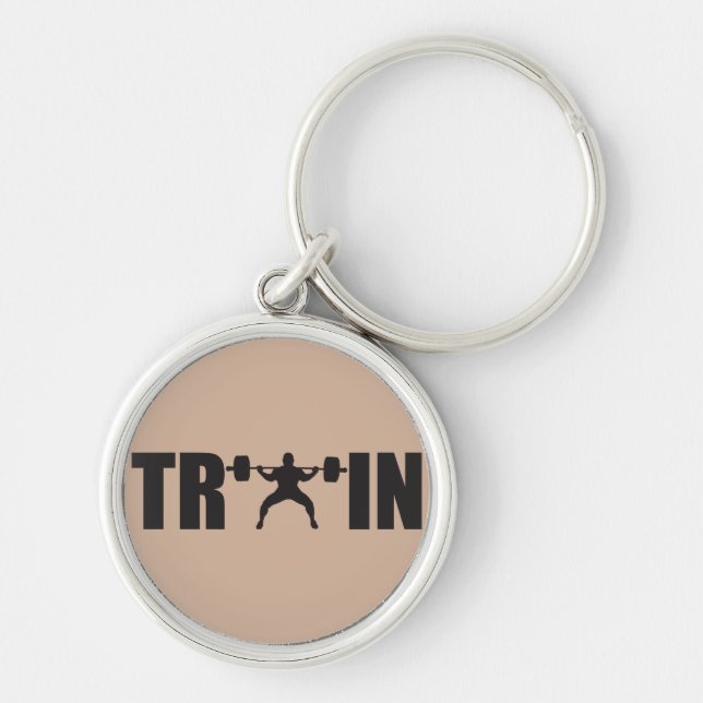 TRAIN - Gym Motivation Key Ring (Front)