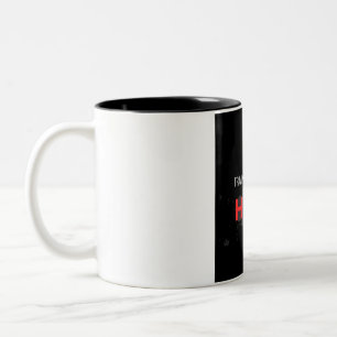 Train Hard Stay Humble Powerlifting Gym Motivation Two-Tone Coffee Mug