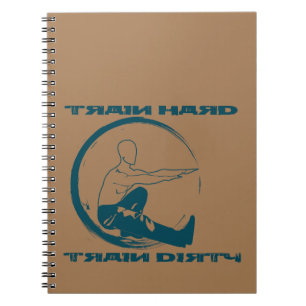 Train hard, train dirty Trainingsplannotizbuch Notebook