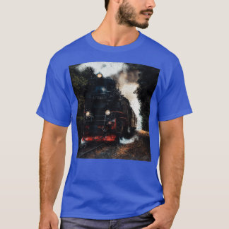 Train in the Deep of Trees Railway Engine 1 T-Shirt