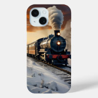 Train in Winter Evening