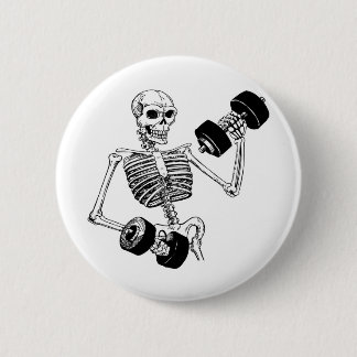 TRAIN INSANE BODYBUILDING LOGO 6 CM ROUND BADGE