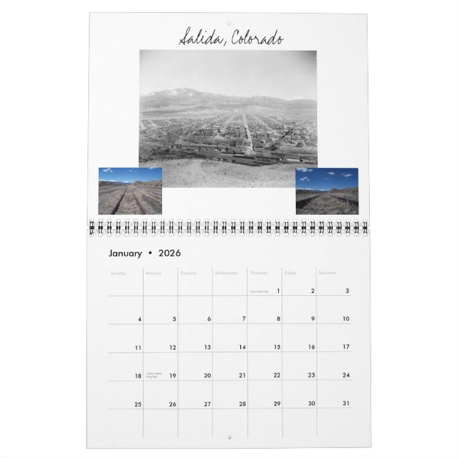 Train Inspired 2015 Calendar (Jan 2026)