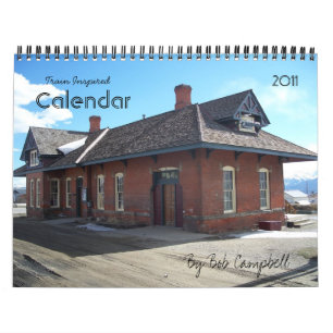 Train Inspired Calendar