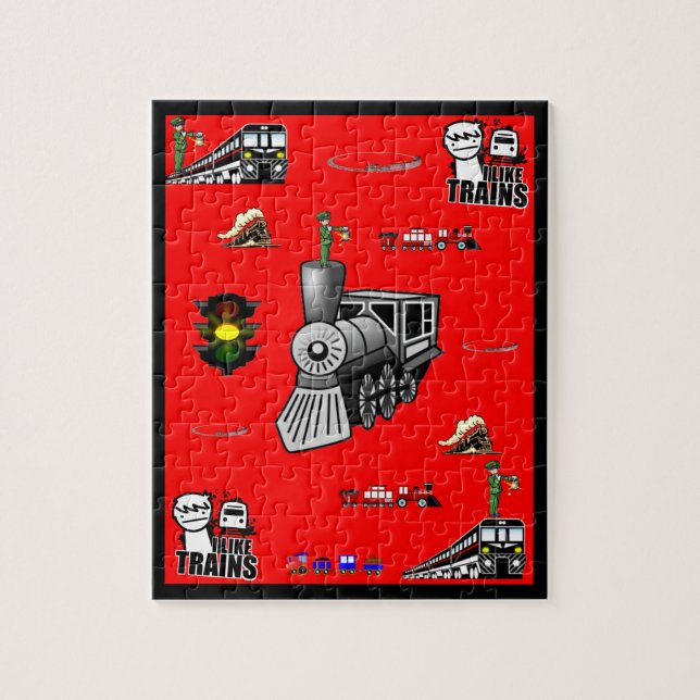 Train Jigsaw Puzzle (Vertical)