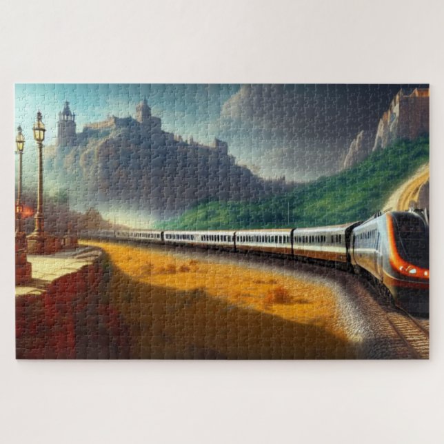 Train Jigsaw Puzzle (Horizontal)