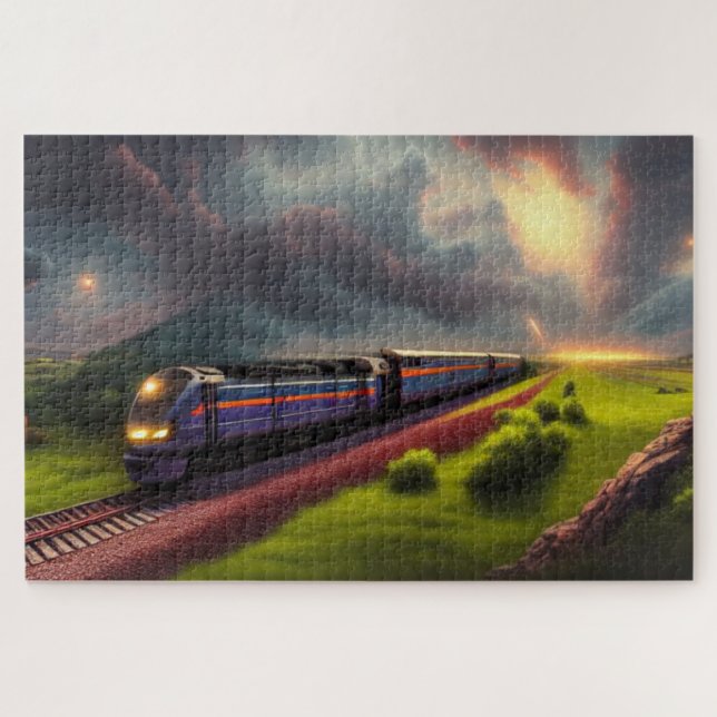 Train Jigsaw Puzzle (Horizontal)