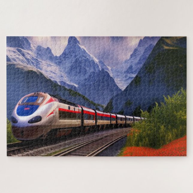 Train Jigsaw Puzzle (Horizontal)