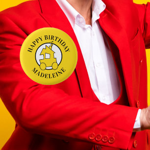 Train Kids Birthday 3 Cm Round Badge