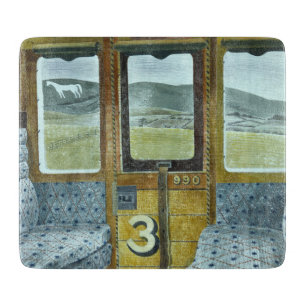 Train Landscape (by Eric Ravilious) Cutting Board