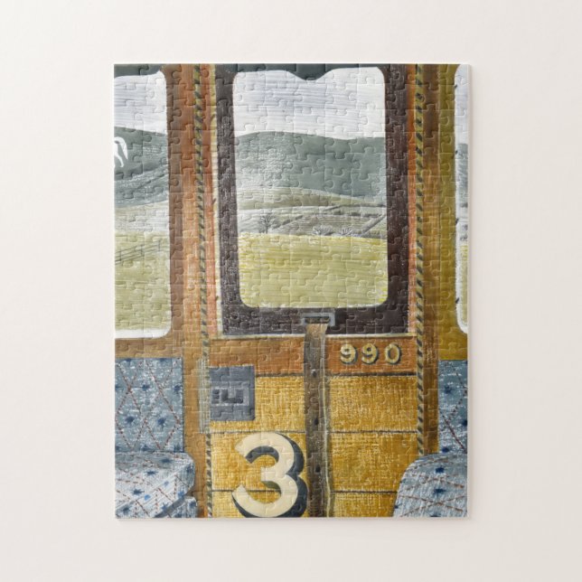 Train Landscape Landscape By Eric Ravilious Jigsaw Puzzle (Vertical)