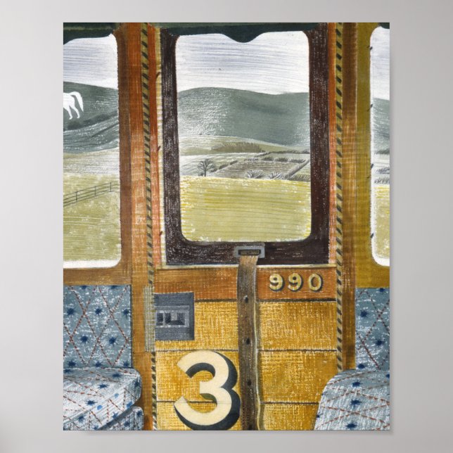 Train Landscape Landscape By Eric Ravilious Poster (Front)