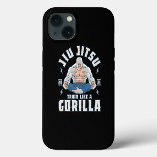 Train like a Gorilla BJJ Brazilian Jiu Jitsu iPhone 13 Case