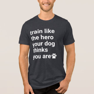 Train Like a Hero - WF Logo Tri-Blend Shirt
