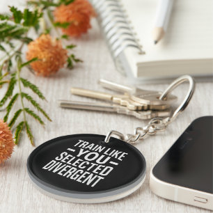 Train Like You Selected Divergent - Dauntless Fact Key Ring