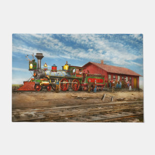 Train - Locomotive - Apache Number 23 1868 Doormat