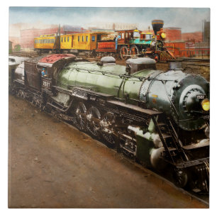 Train - Locomotive - The Great Exhibition 1924 Ceramic Tile