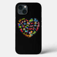 Train lover heart For Toddler Boys Kids Train