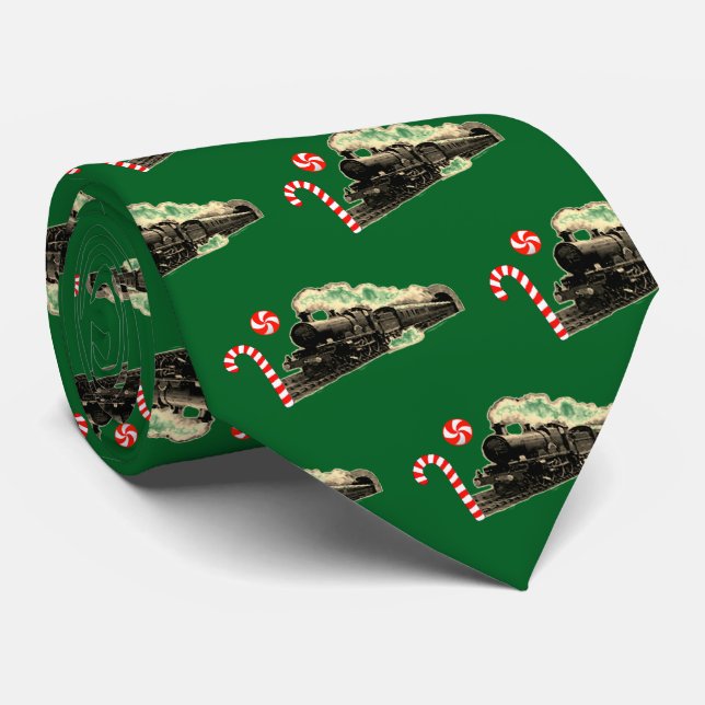 Train Lover Tie (Rolled)