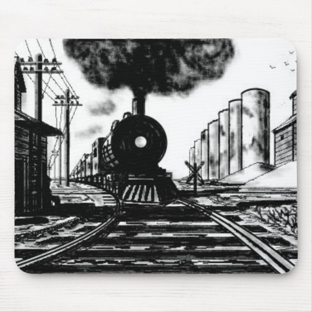 train mouse pad (Front)